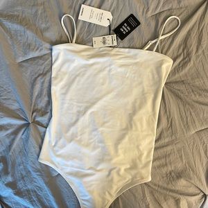 Express White Bodysuit Size Small